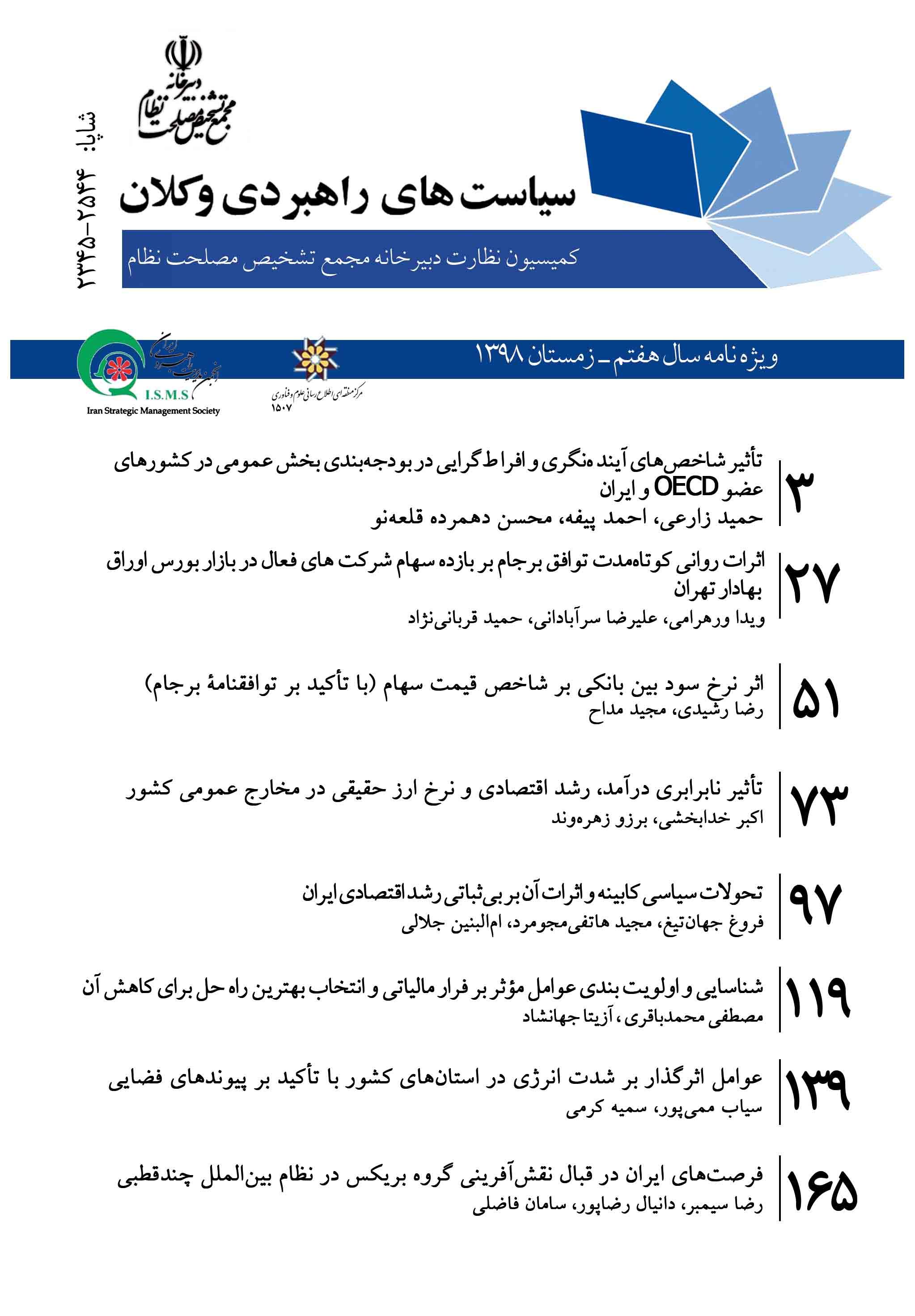 Iran’s Opportunities in Light of BRICS’s Role in a Multipolar International System