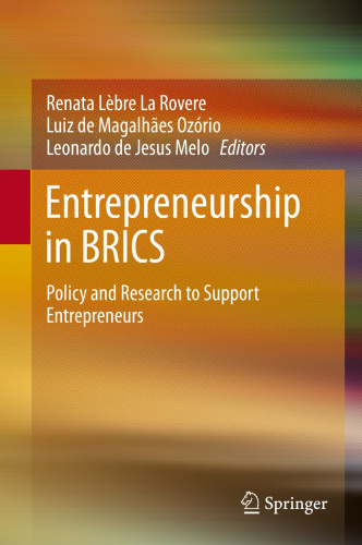 Entrepreneurship in BRICS: Policy and Research to Support